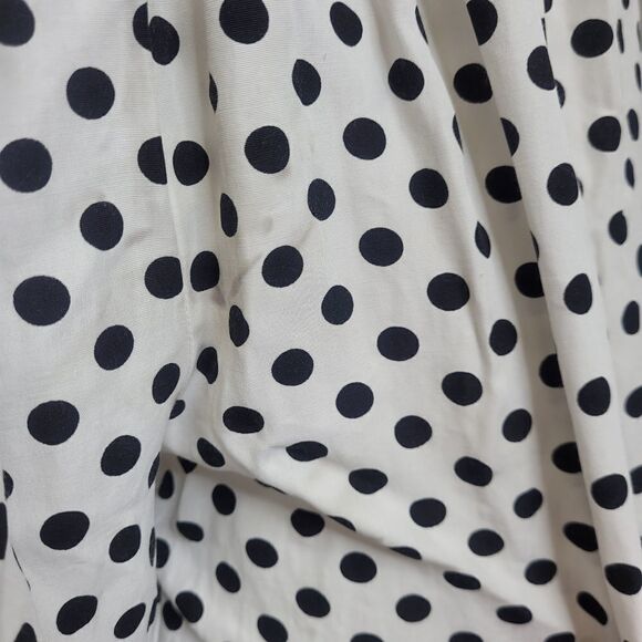 VINTAGE 80s set polka-dot high waist‎ shorts and crop top S - Picture 10 of 15